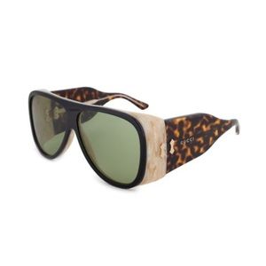 Gucci Oversized Aviator Sunglasses GG0149S 001